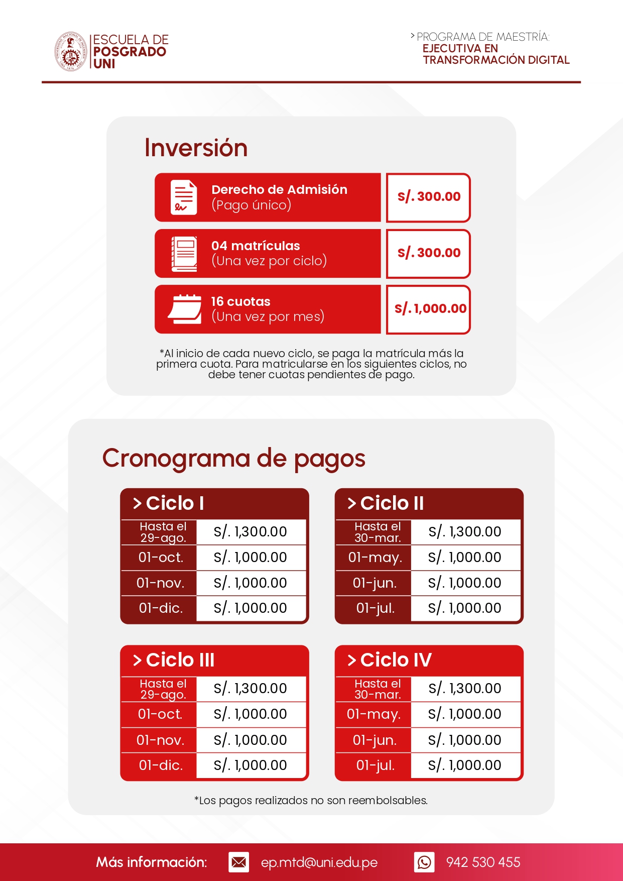 BROCHURE MTD UNI 2026 II INVERSION