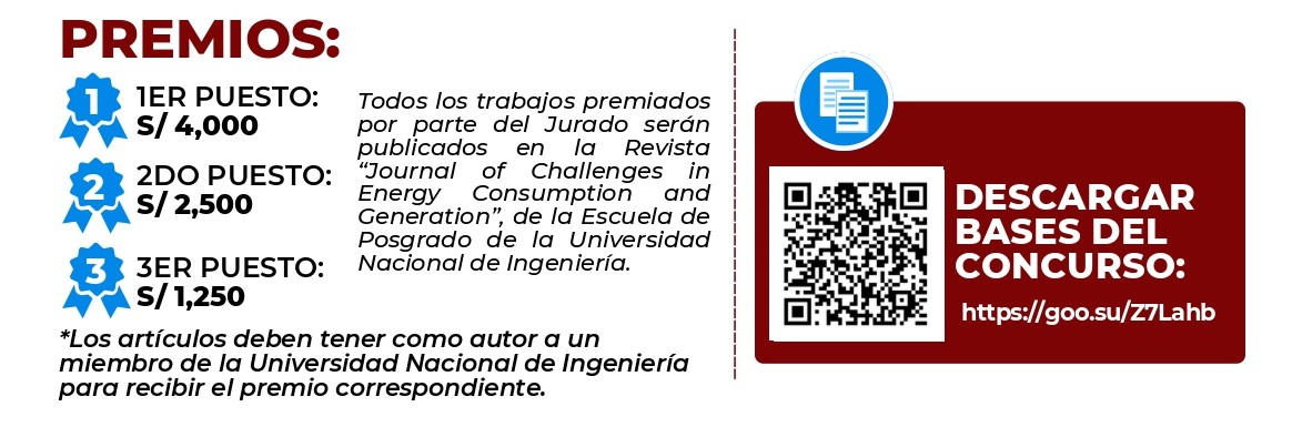 3er concurso Doctorado en ciencias con mención en energética Premios