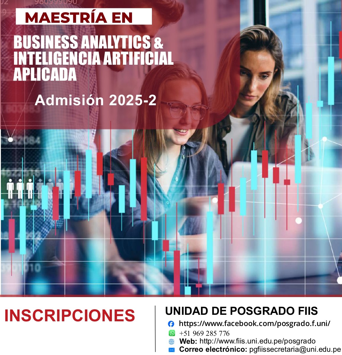 <p style=text-align: left;>Maestría en Business Analytics & Inteligencia Artificial Aplicada</p> <p style=text-align: left;>Inicio de Clases : 01/09/2025</p>