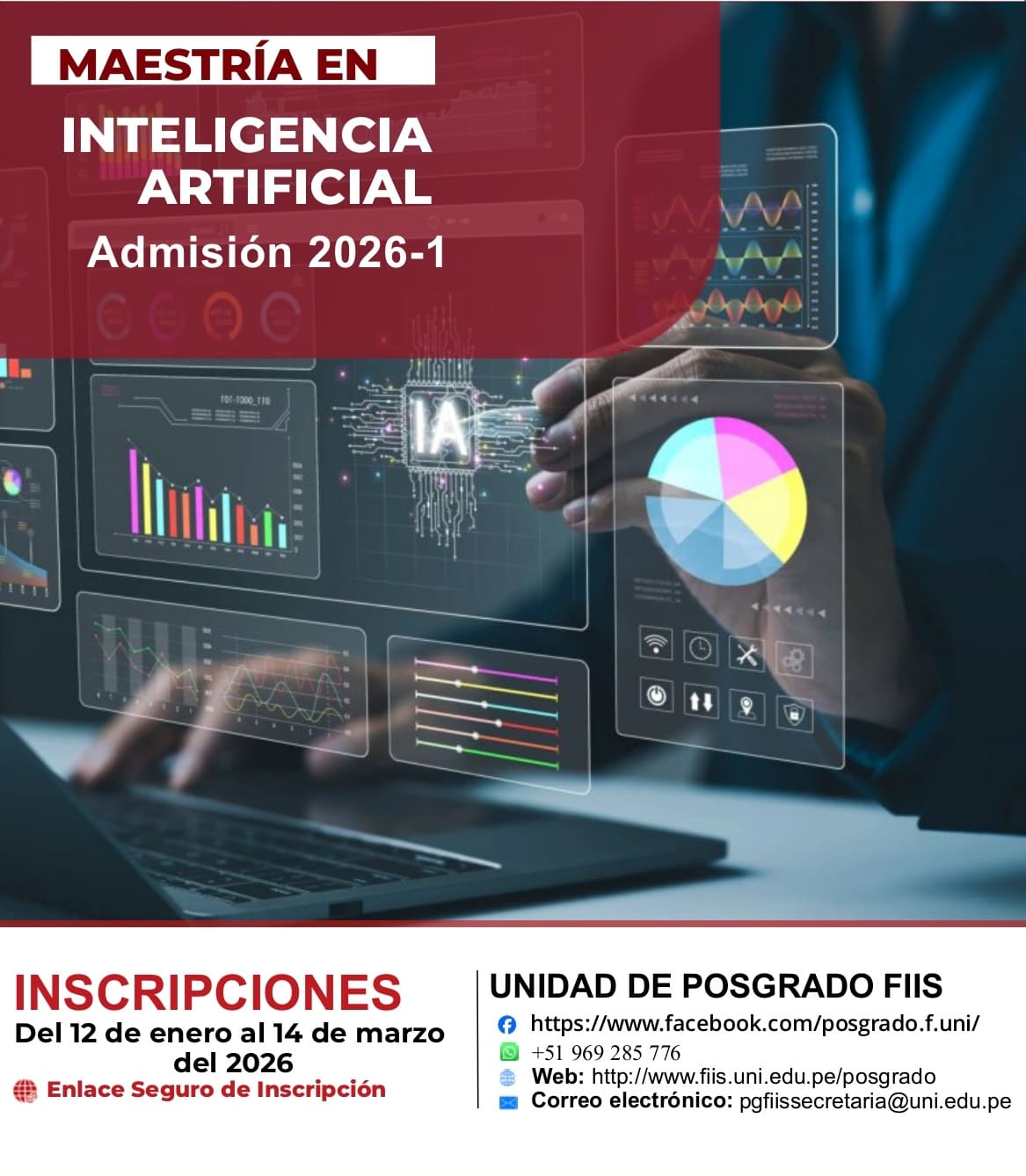 <p style=text-align: left;>Maestría en Inteligencia Artificial</p> <p style=text-align: left;>Inicio de Clases : 30/03/2026</p>